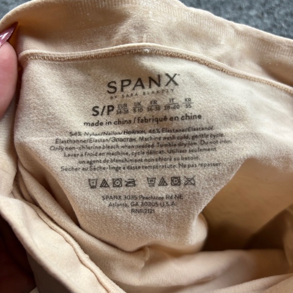 SPANX Women’s Nude Higher Power Short Shapewear high waist mid thigh size: Small - Picture 7 of 11